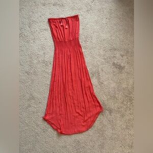 BNWT Calypso St. Barths strapless dress. Feels like silk! Flattering fit. Size-S